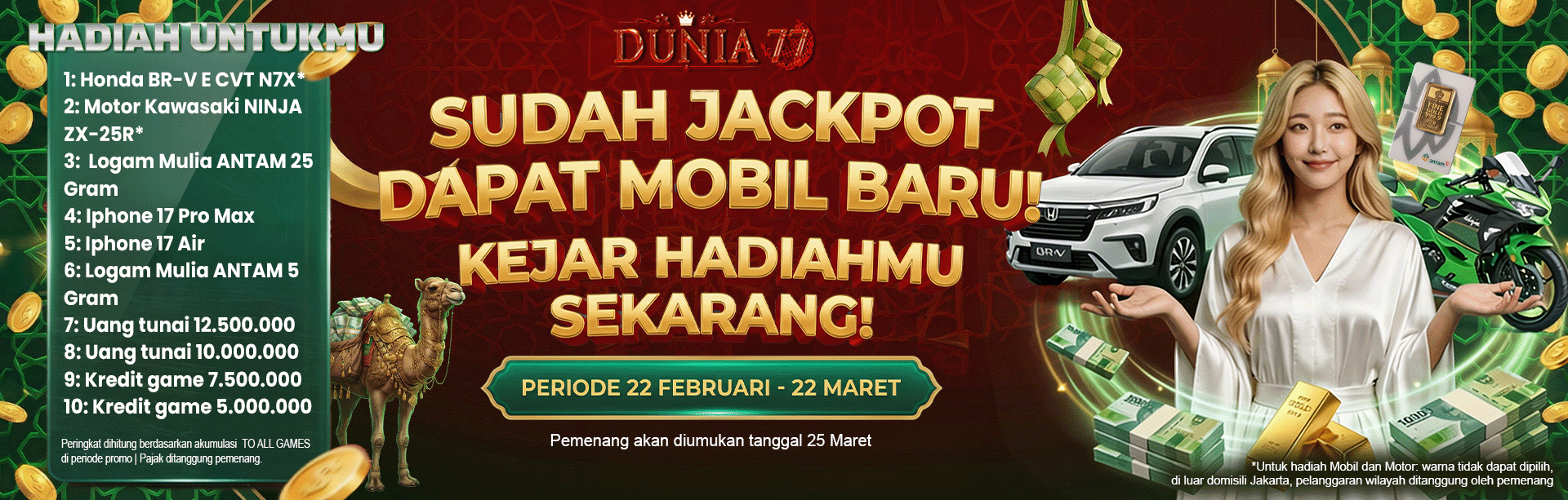 BONUS PANJAT TURNOVER