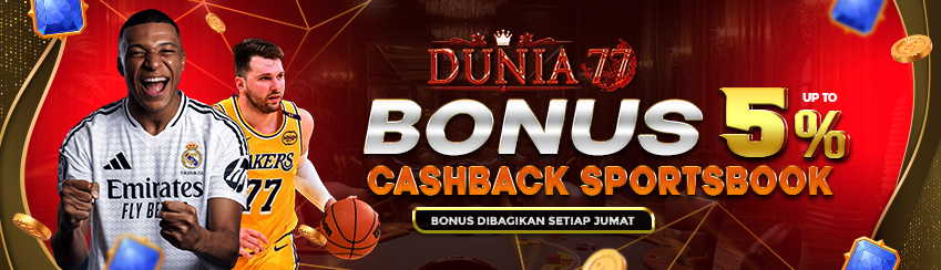 BONUS CASHBACK SPORTS MINGGUAN 5%