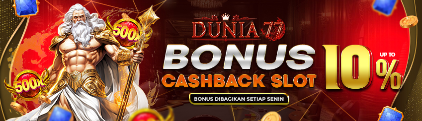 BONUS CASHBACK SLOT MINGGUAN 